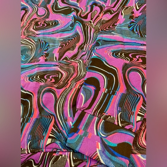 Gymshark | Geometric Hoodie | Purple Swirl | XXL Tall Unisex - Picture 3 of 6